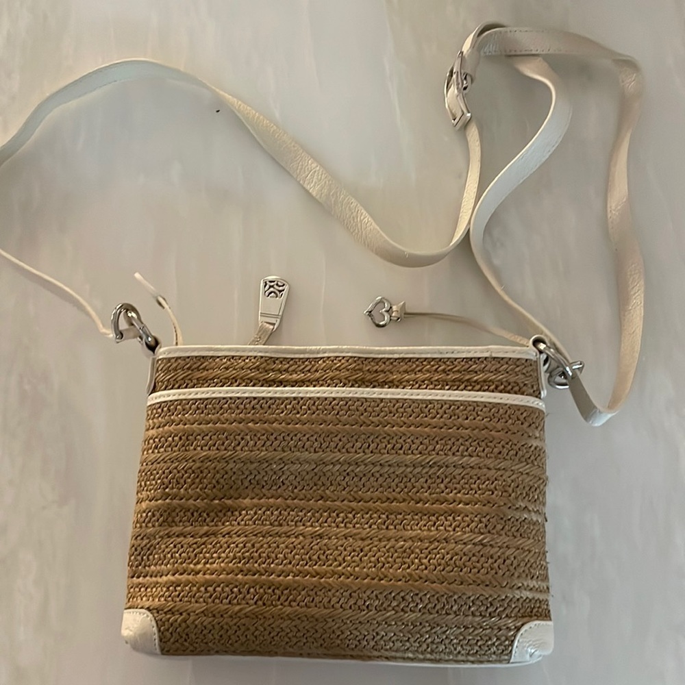 brighton brooklyn straw crossbody